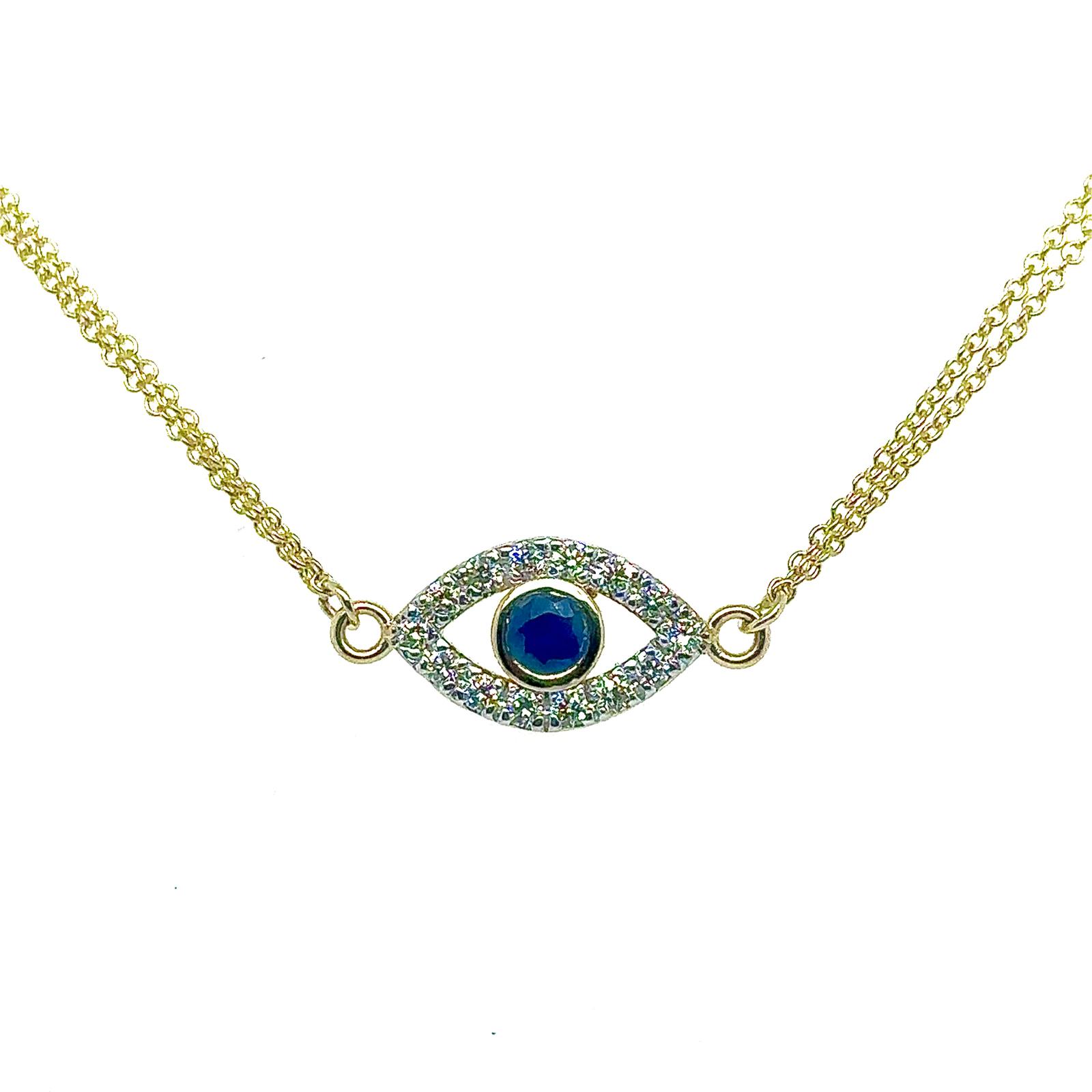 View 14 Kt Sapphire and Diamond Bracelet
