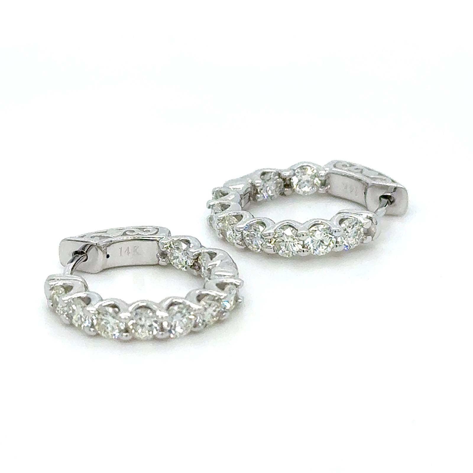 View 14 Kt  Diamond Earrings