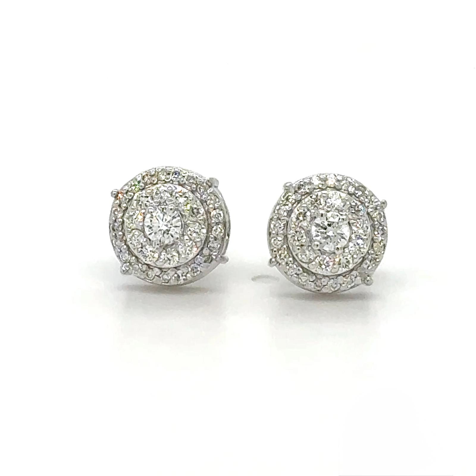 View 14 Kt  Diamond Earrings