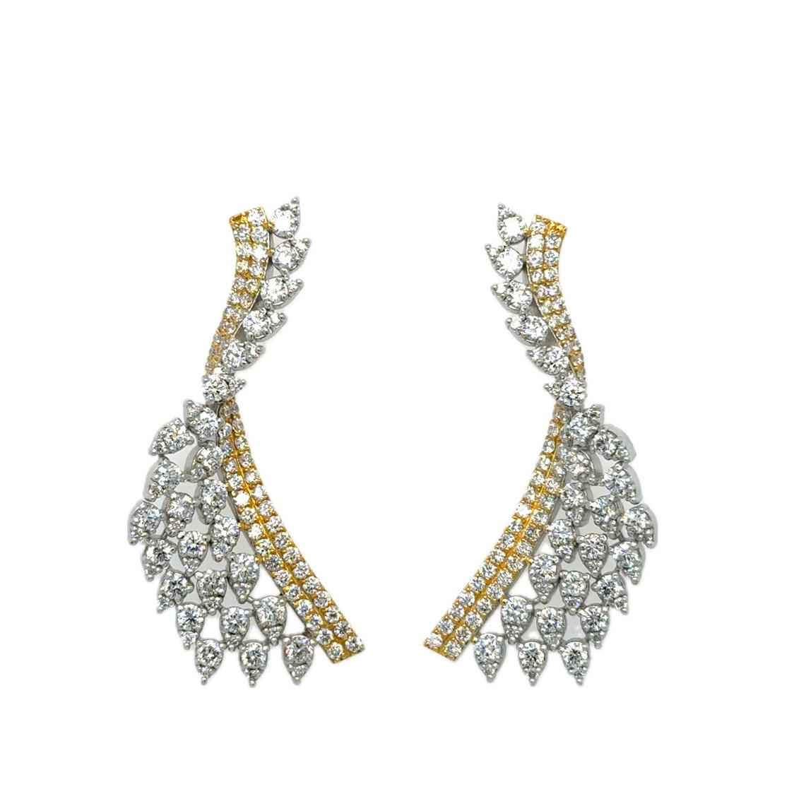 View 14 Kt  Diamond Earrings