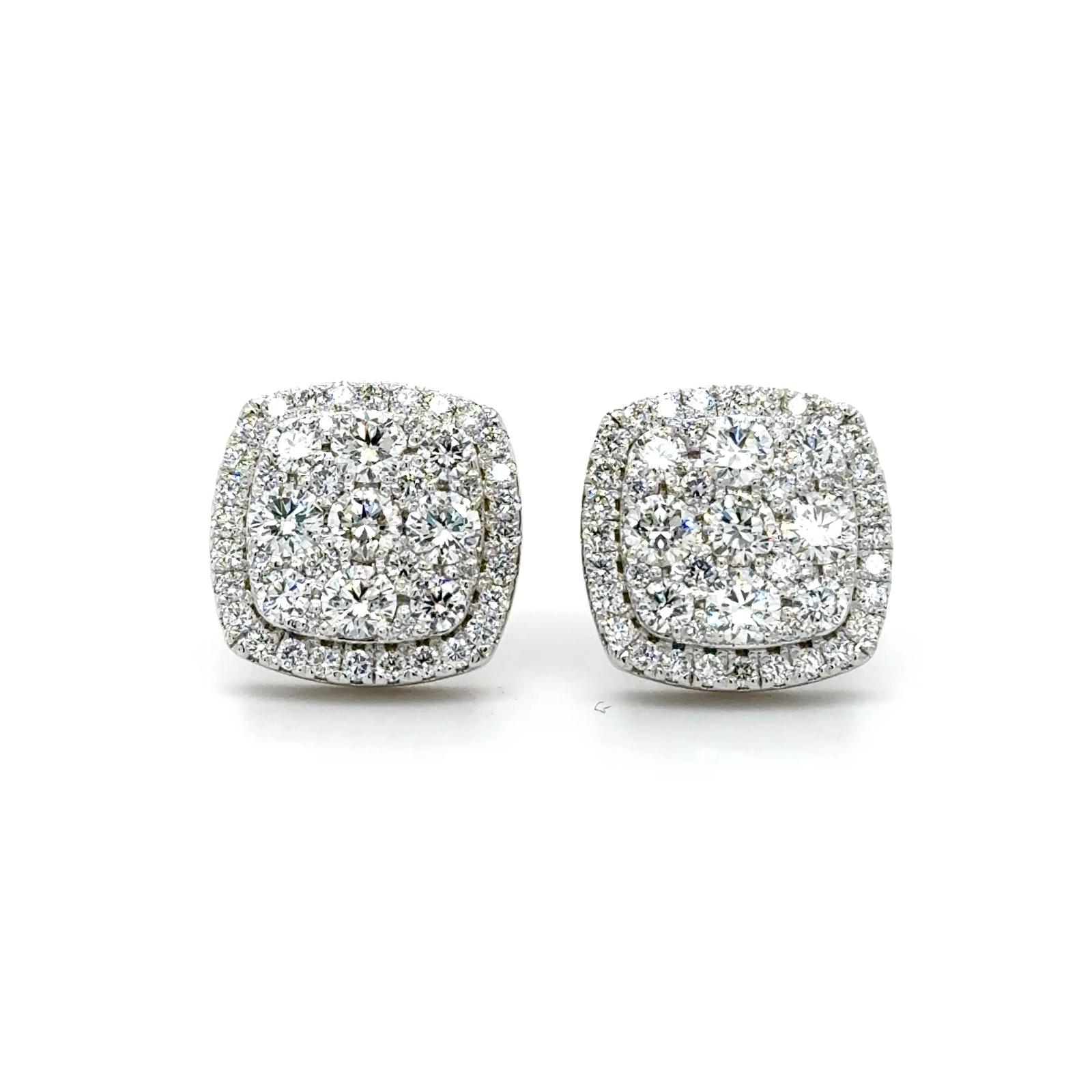 View 14 Kt  Diamond Earrings
