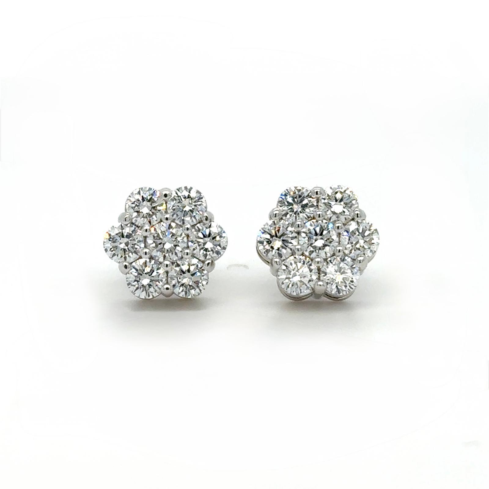 View 14 Kt  Diamond Earrings