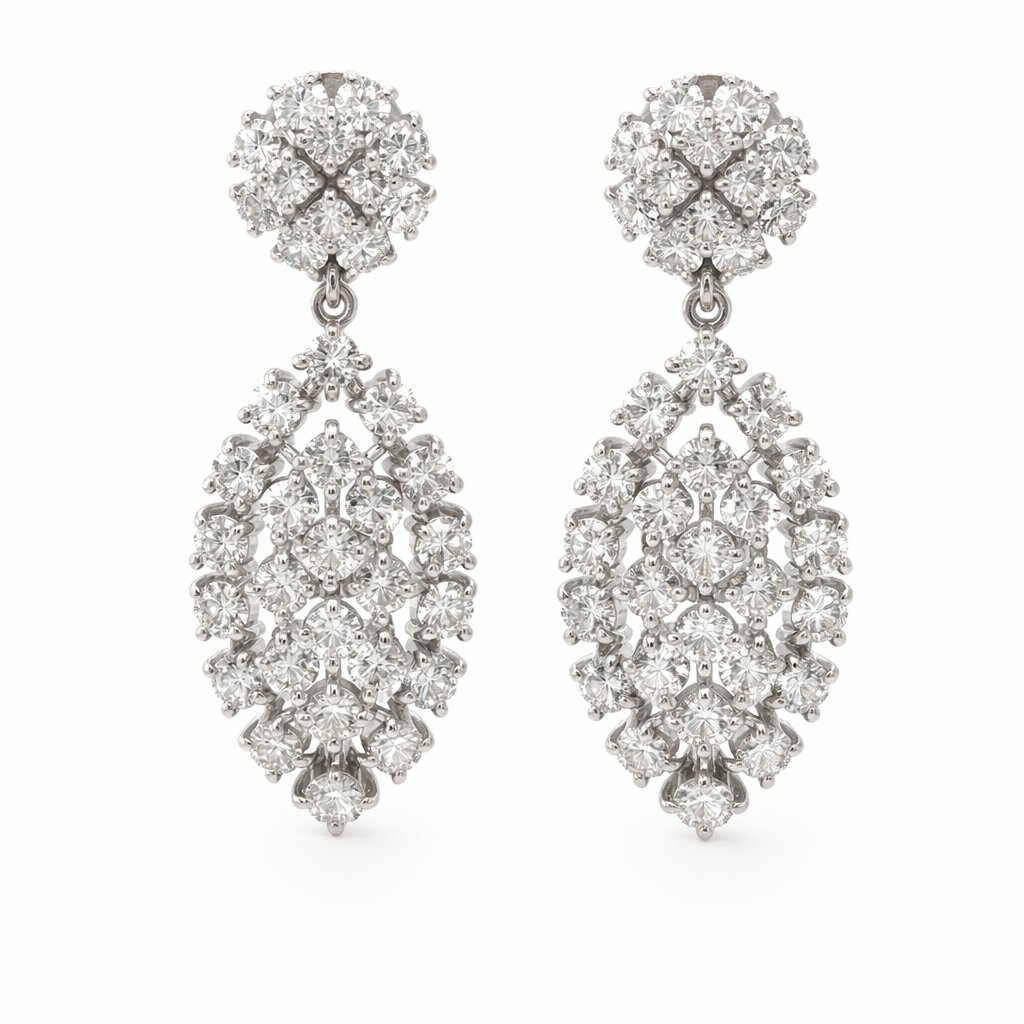 View 14 Kt  Diamond Earrings