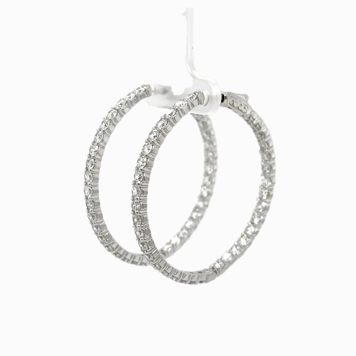 View 14 Kt   Diamond Earrings