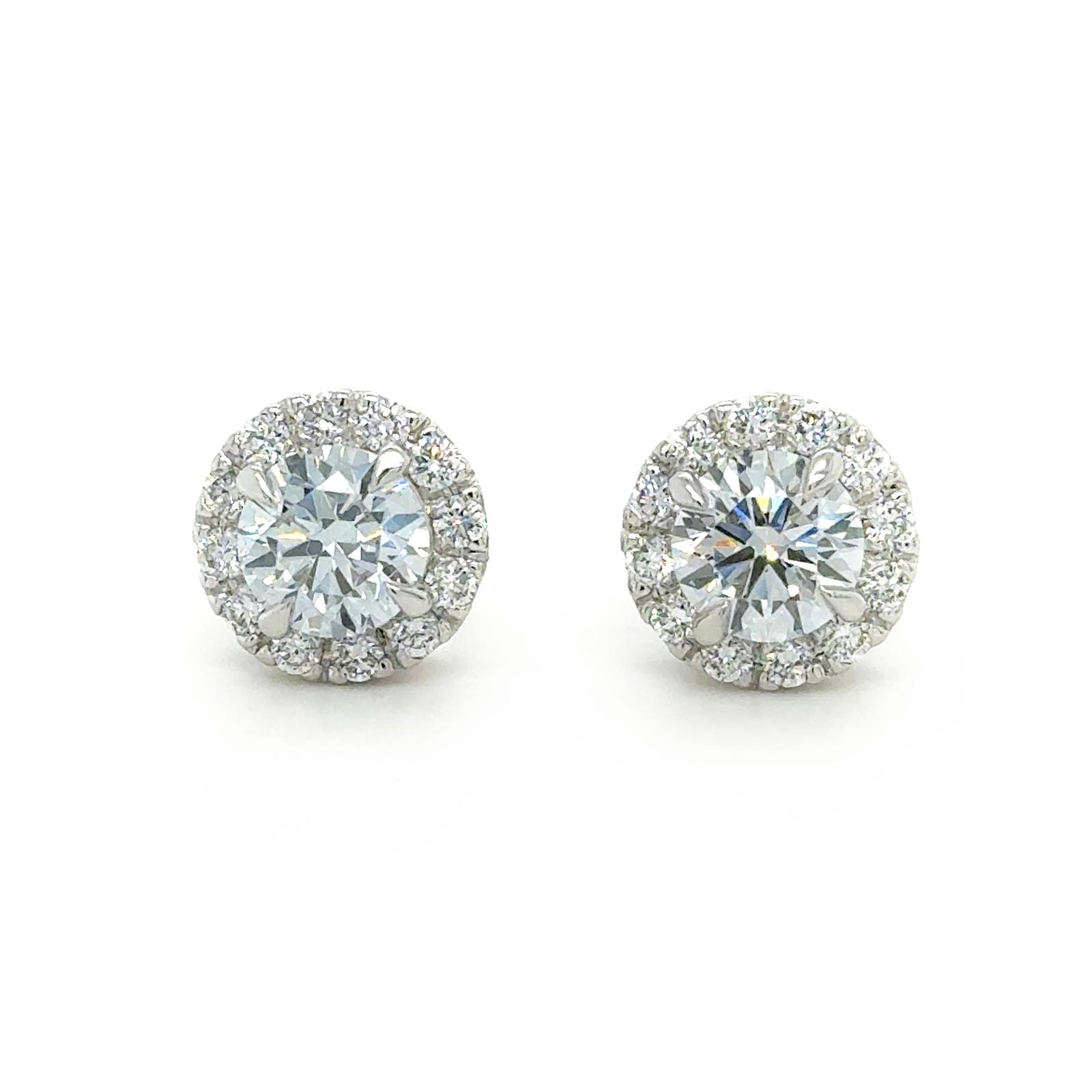 View 14 Kt  Diamond Earrings