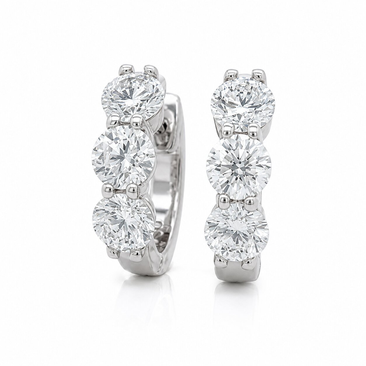 View 14 Kt  Diamond Earrings