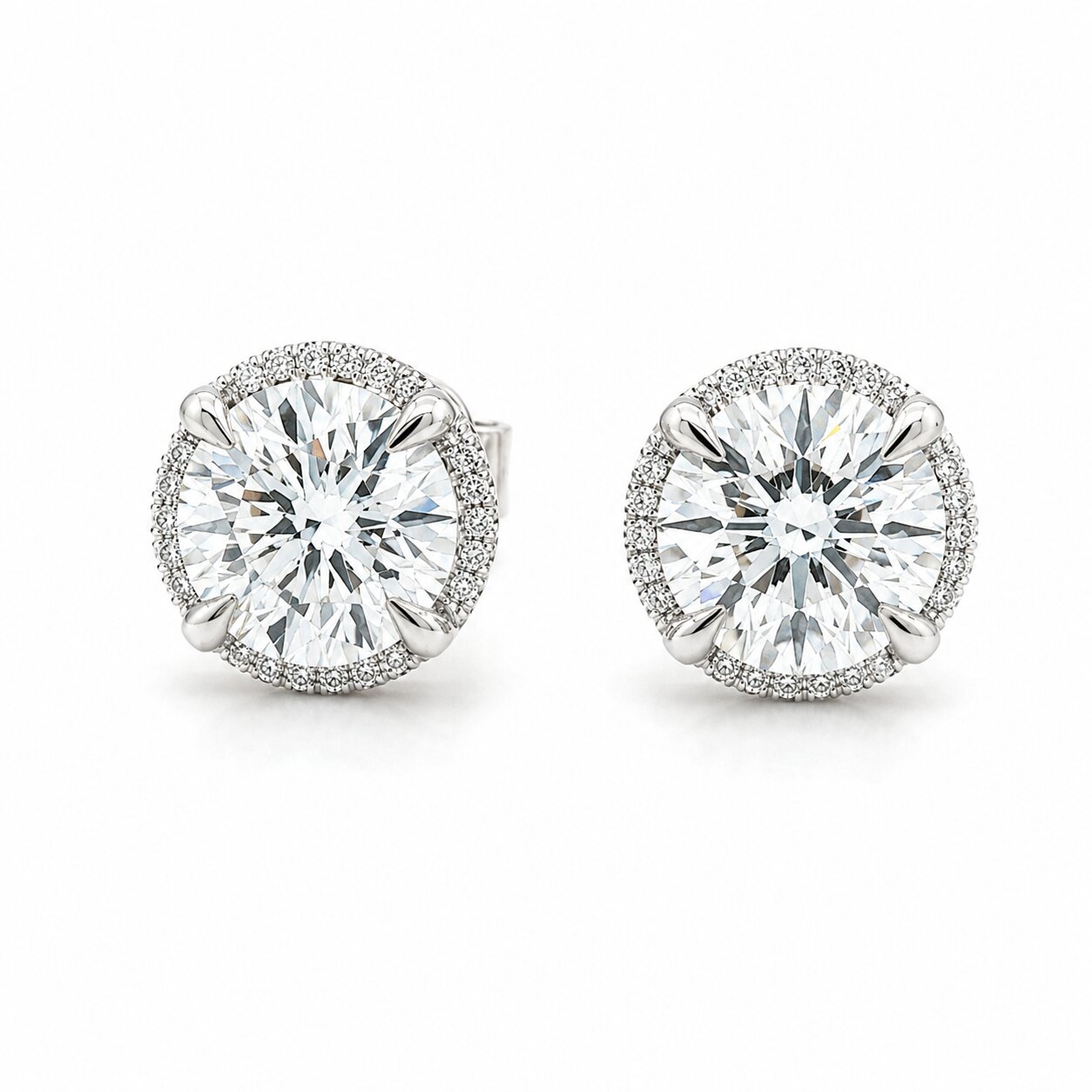 View 14 Kt  Diamond Earrings
