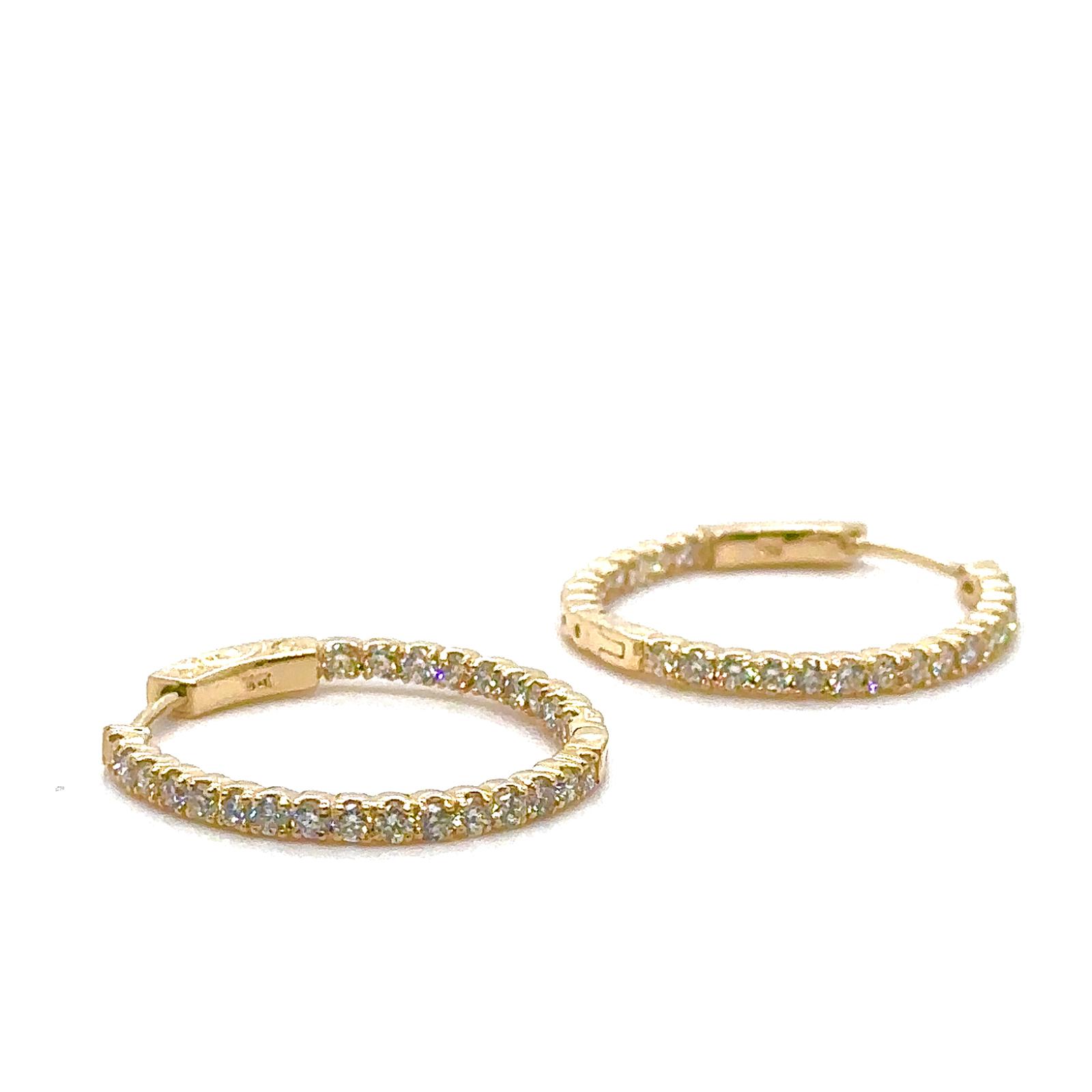 View 14 Kt  Diamond Earrings