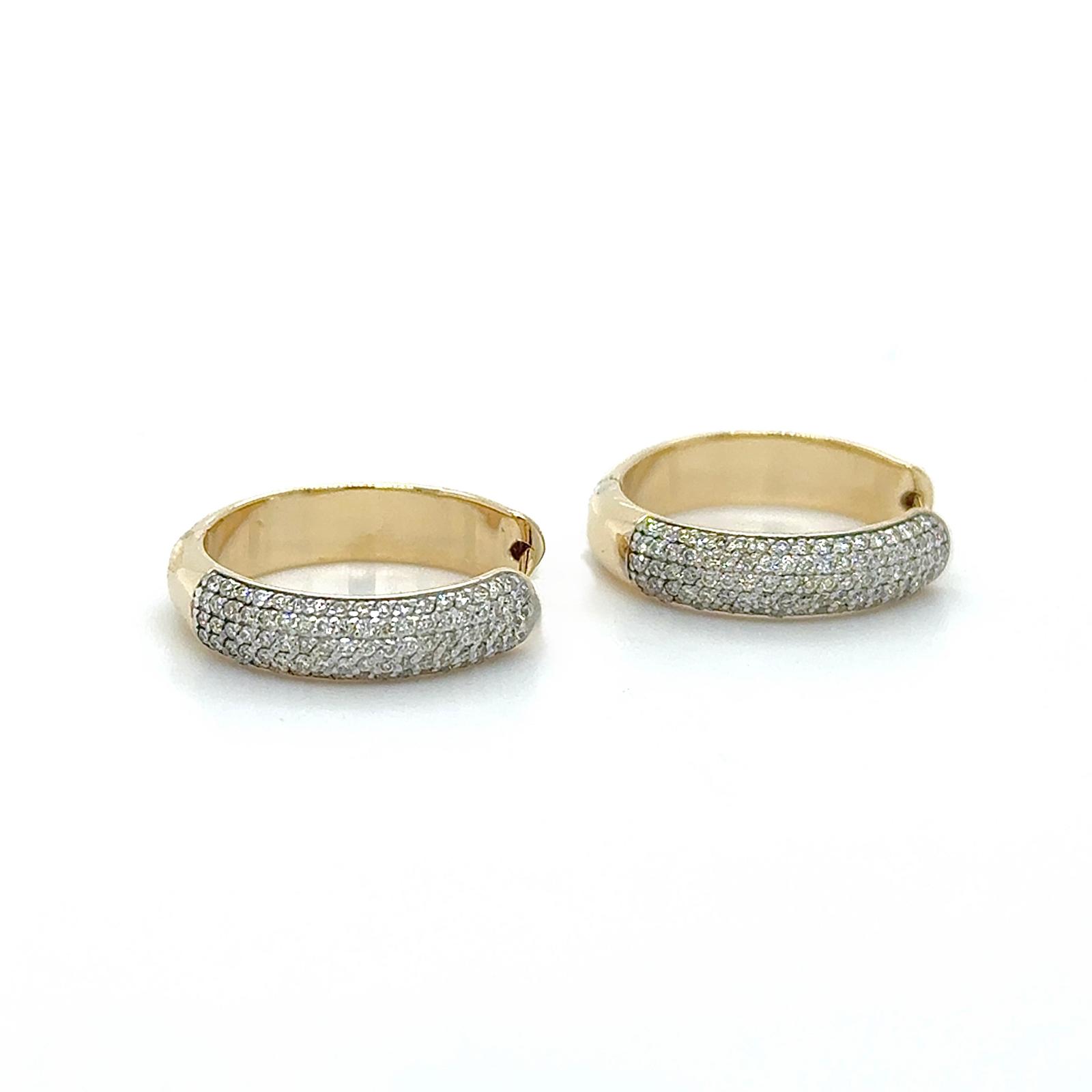 View 14 Kt  Diamond Earrings