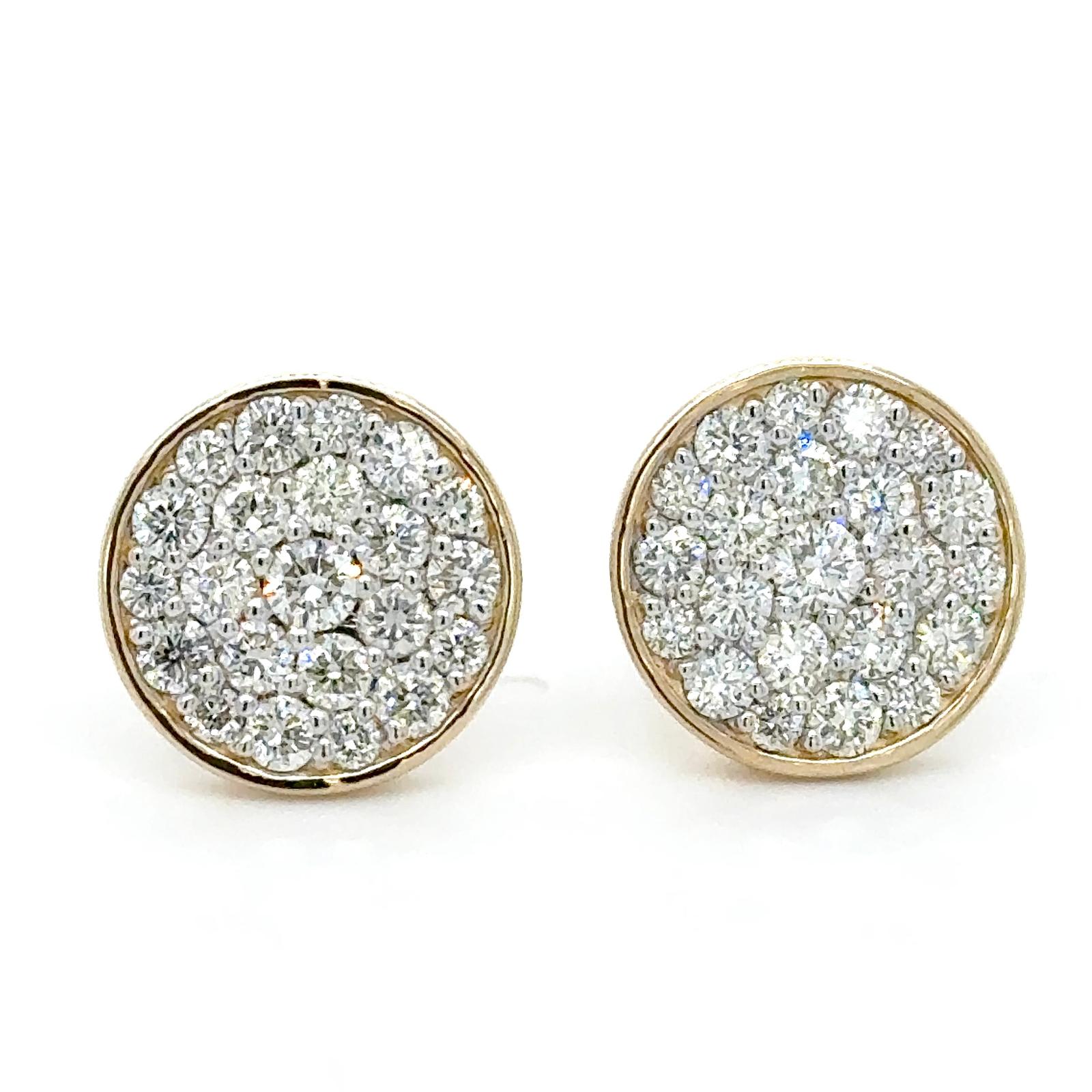 View 14 Kt  Diamond Earrings