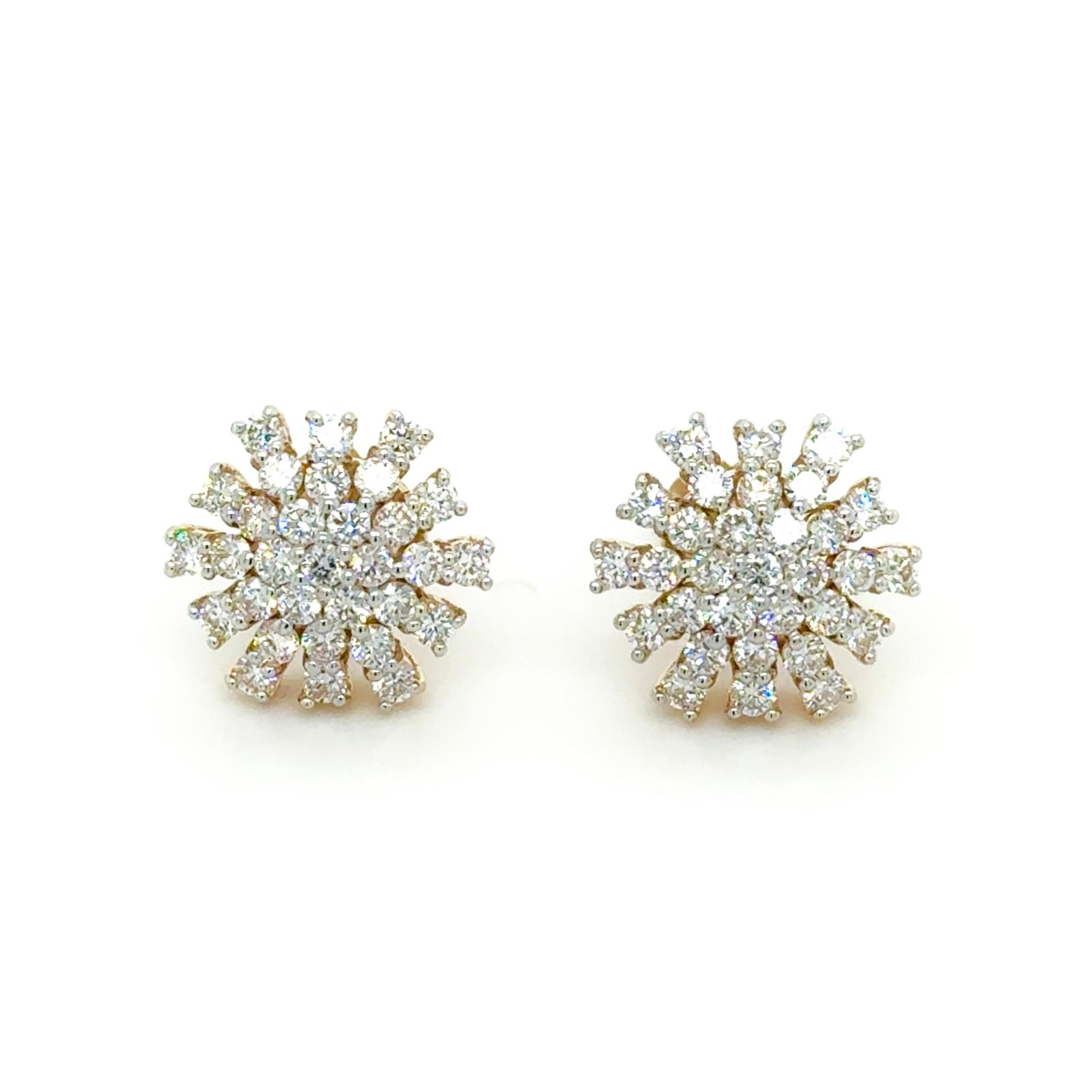 View 14 Kt  Diamond Earrings
