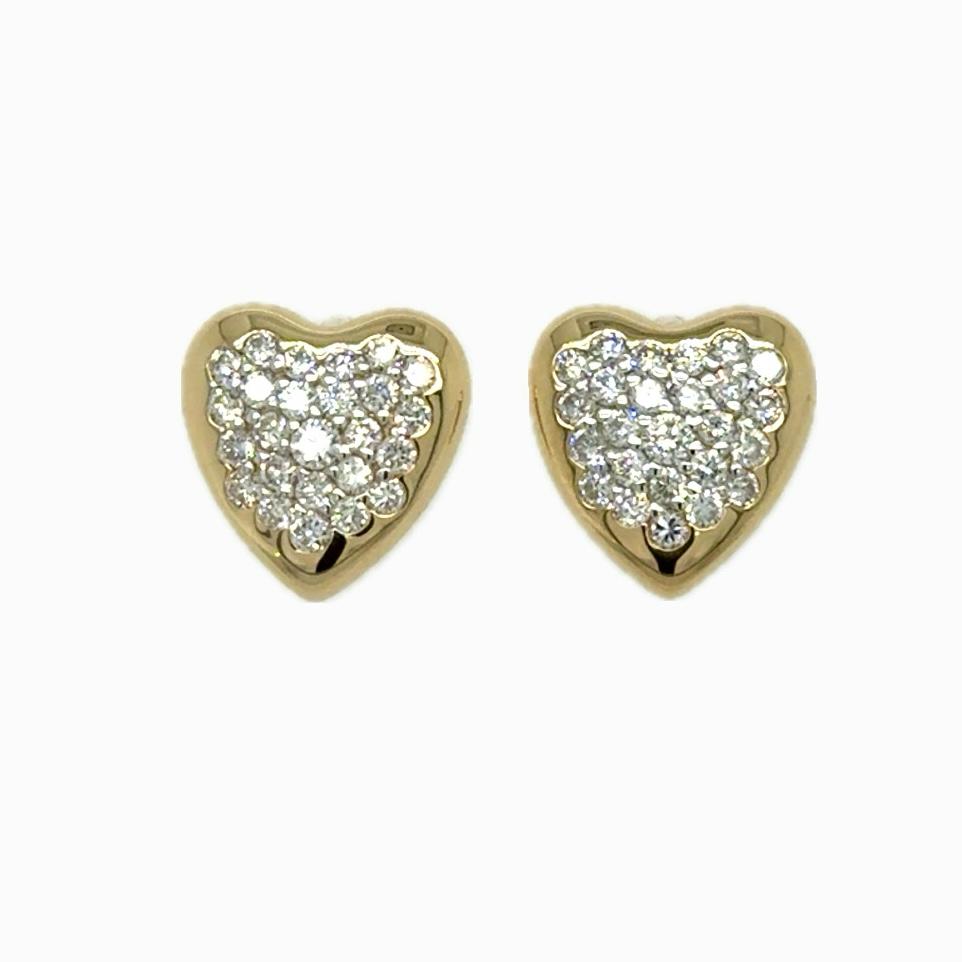 View 14 Kt   Diamond Earrings