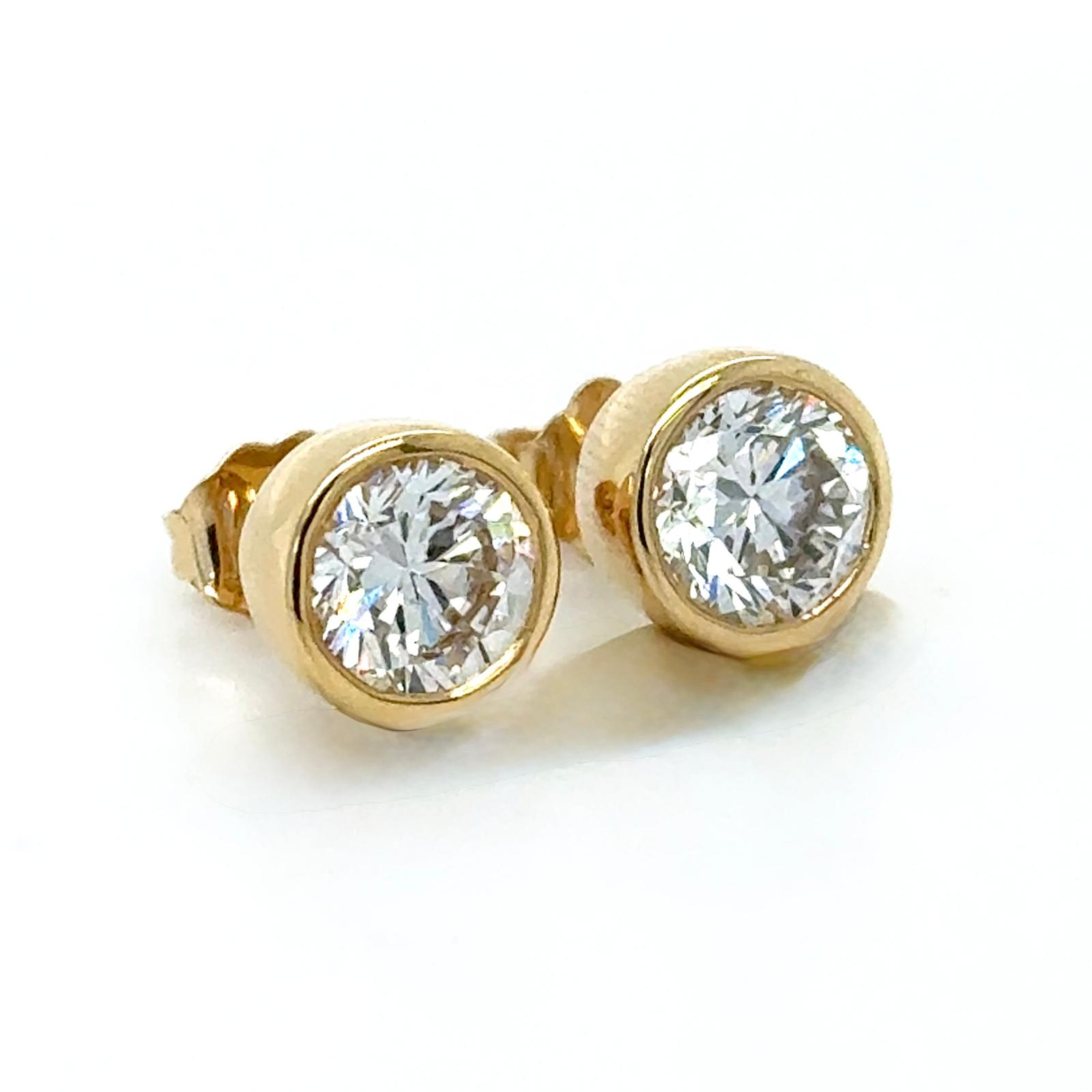 View 14 Kt   Diamond Earrings