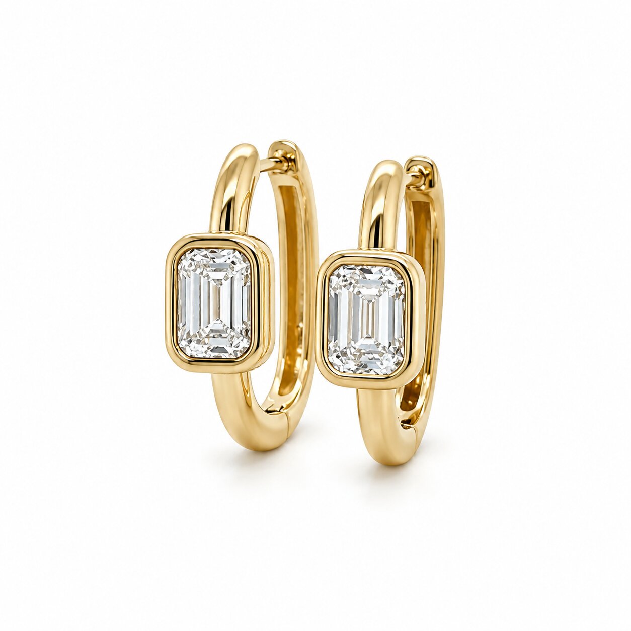 View 14 Kt  Diamond Earrings