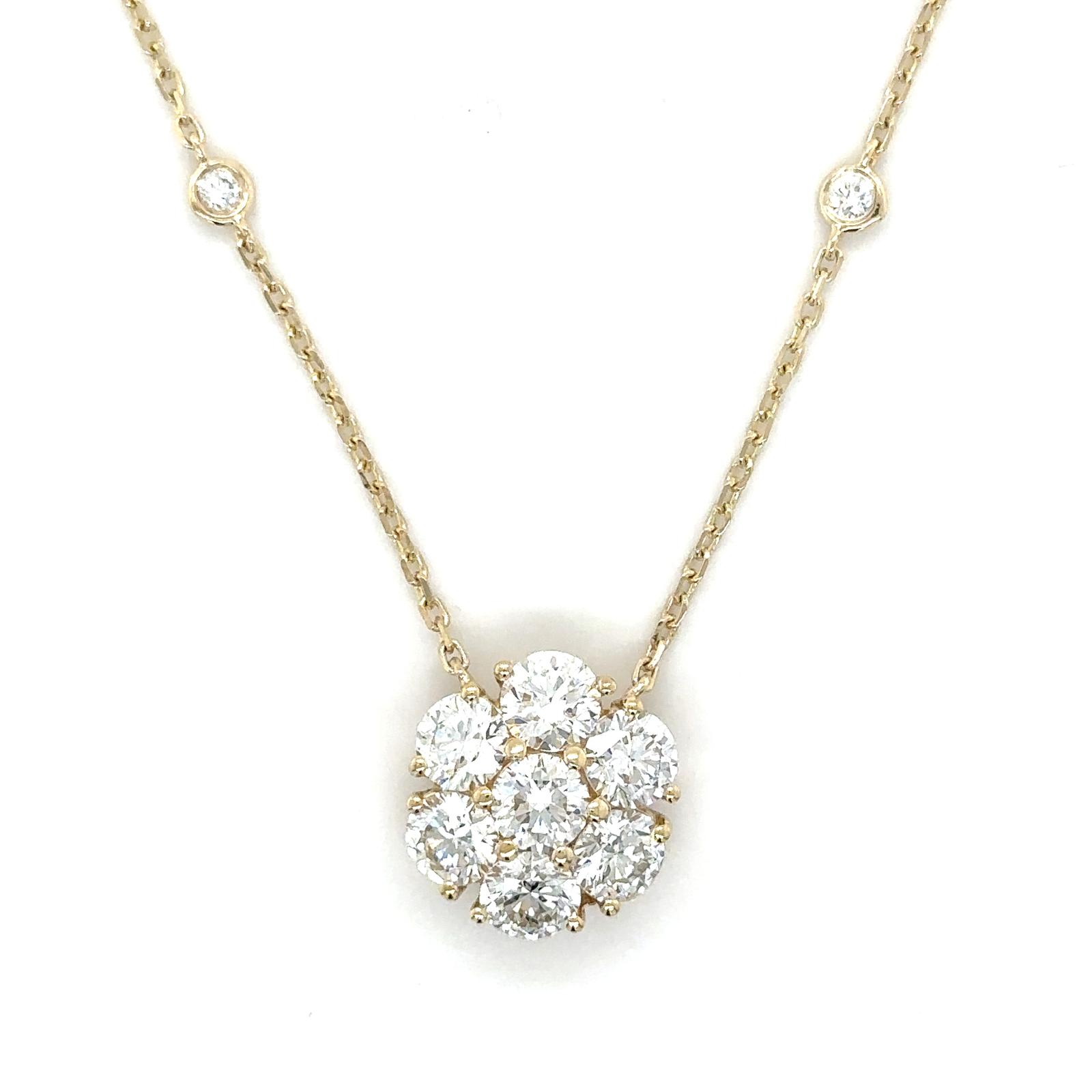 View 14Kt  Diamond Pendant