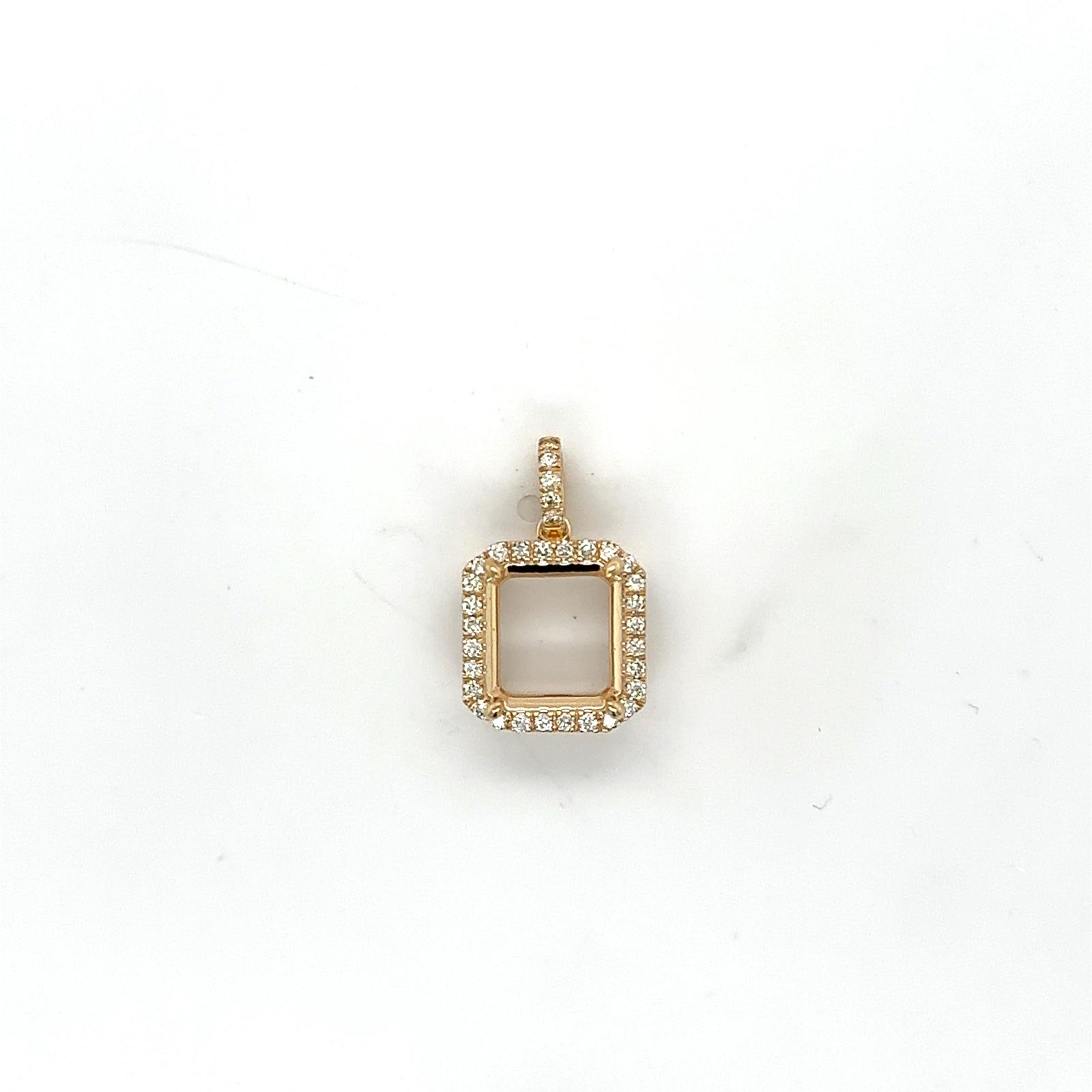 View 14Kt  Diamond Pendant