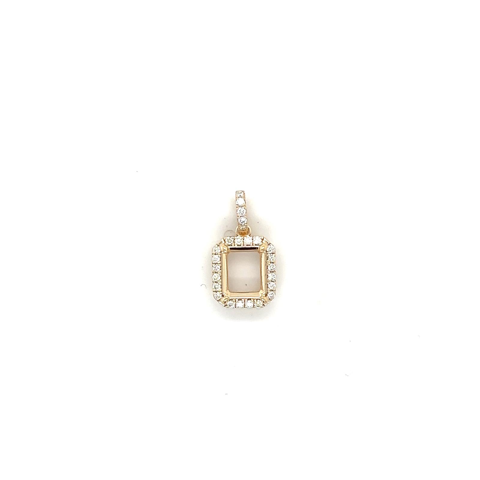 View 14Kt  Diamond Pendant