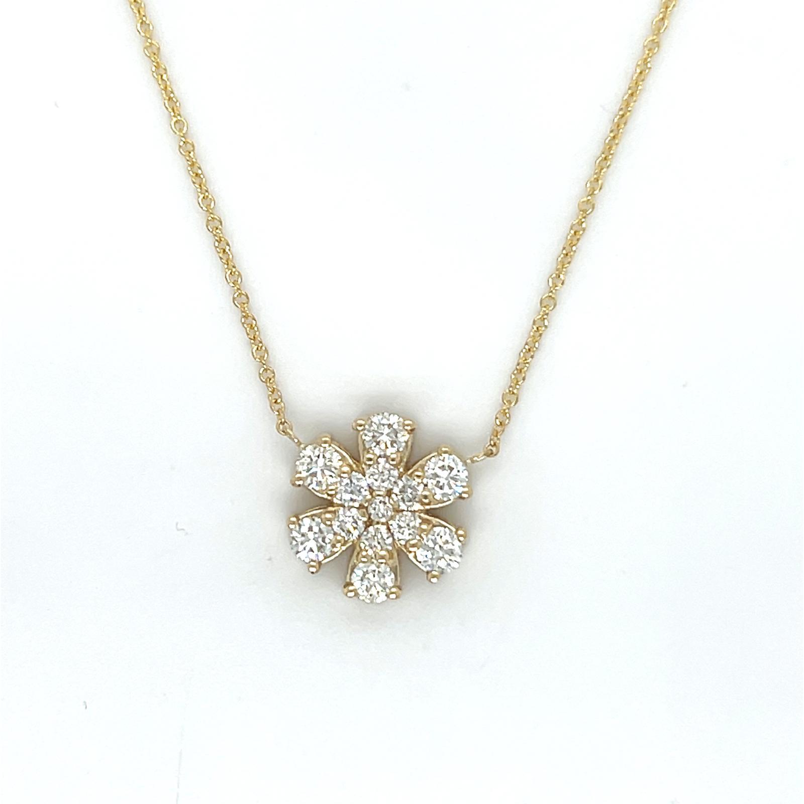 View 14Kt  Diamond Pendant