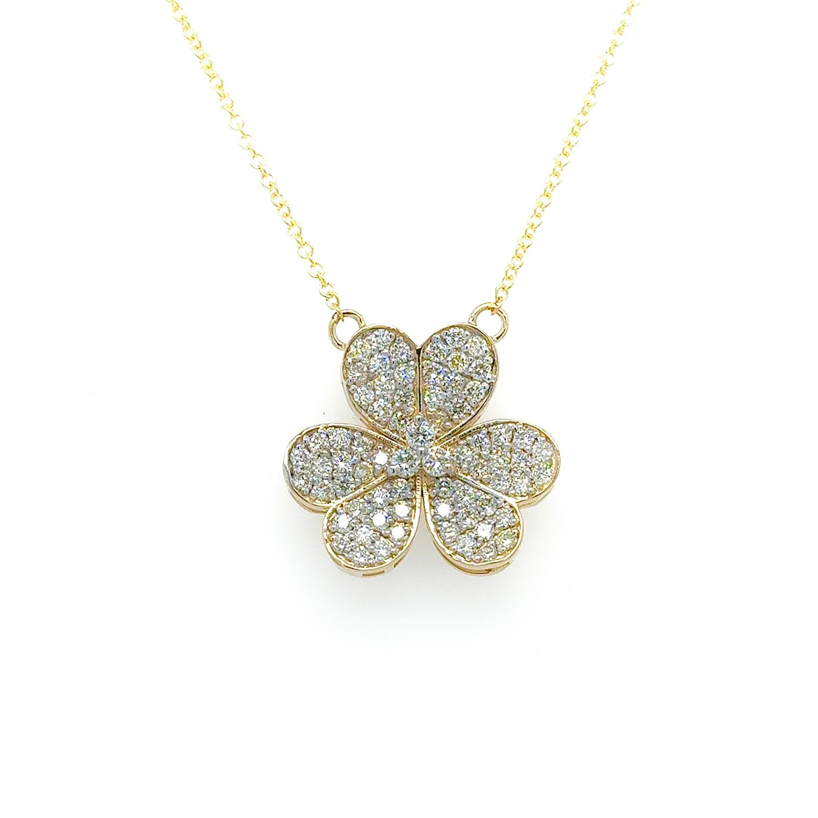 View 14Kt  Diamond Pendant