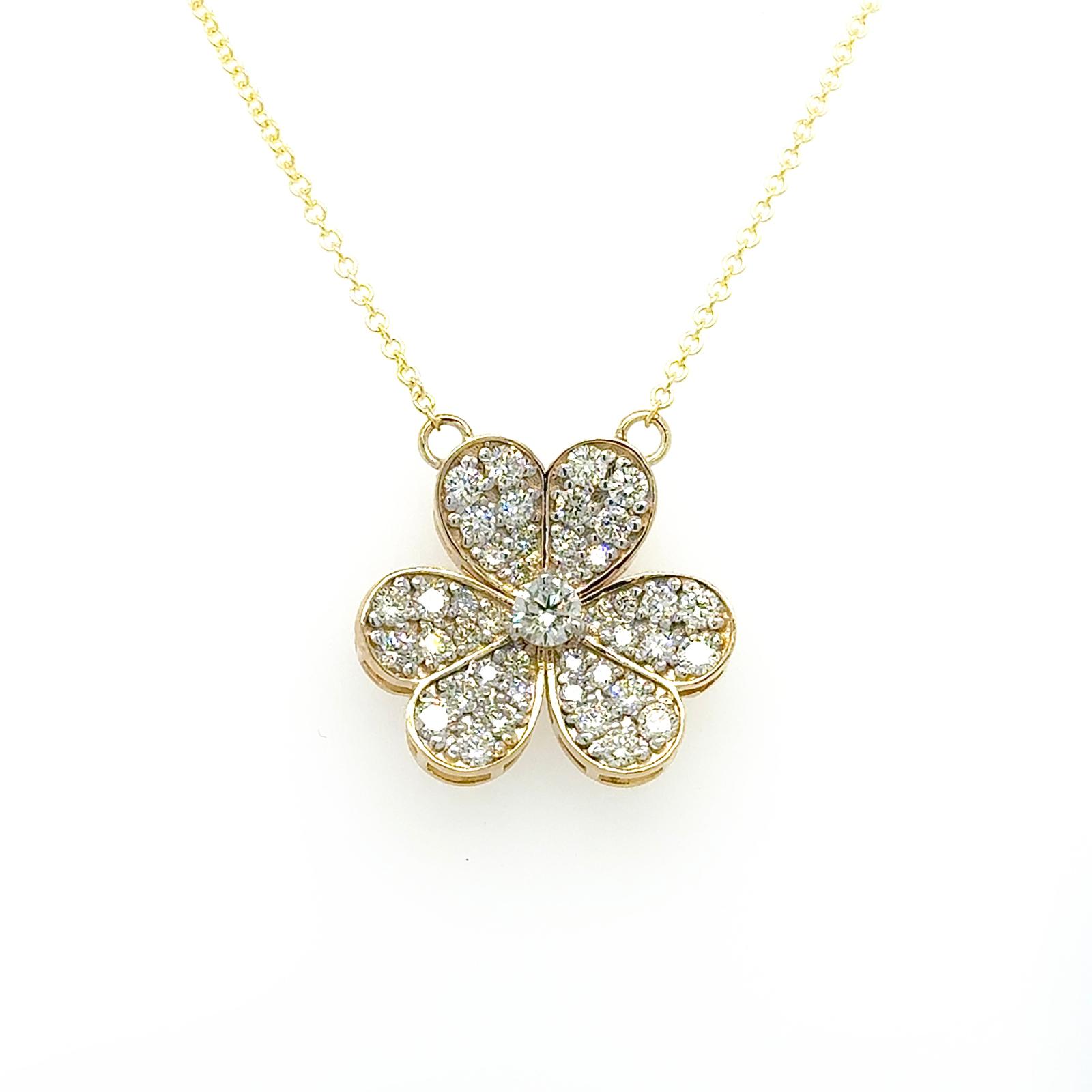 View 14Kt  Diamond Pendant