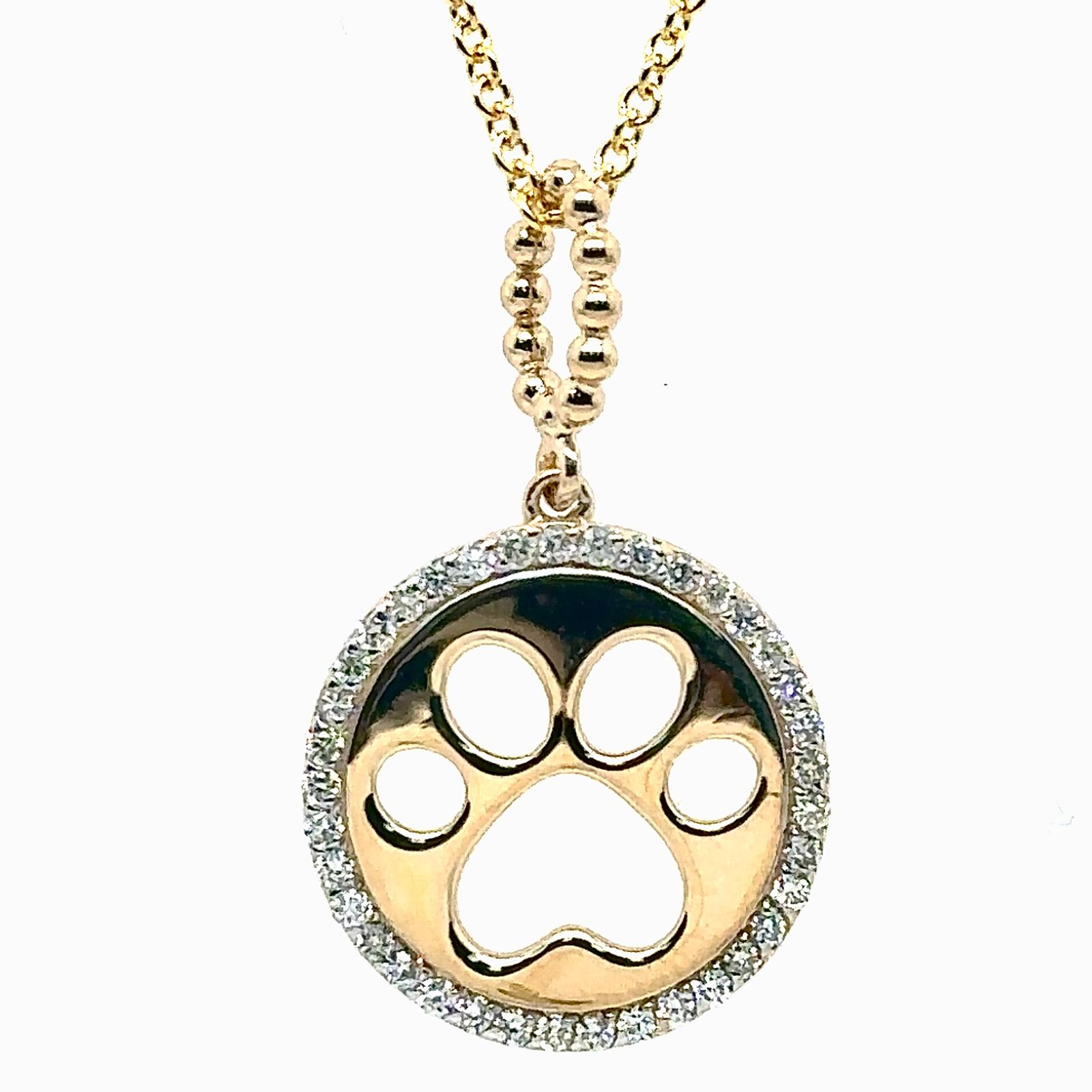 View 14Kt  Diamond Pendant