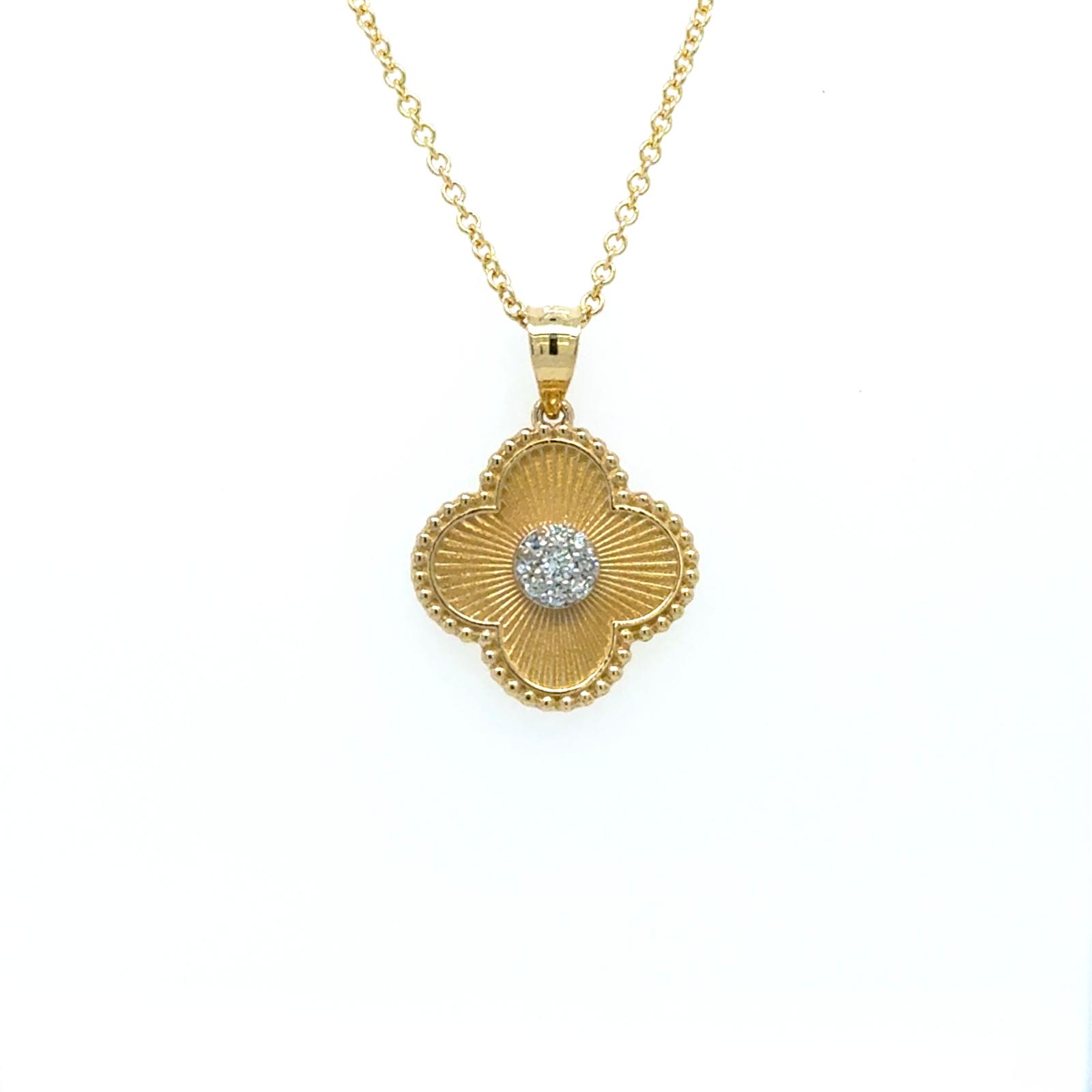 View 14Kt  Diamond Pendant