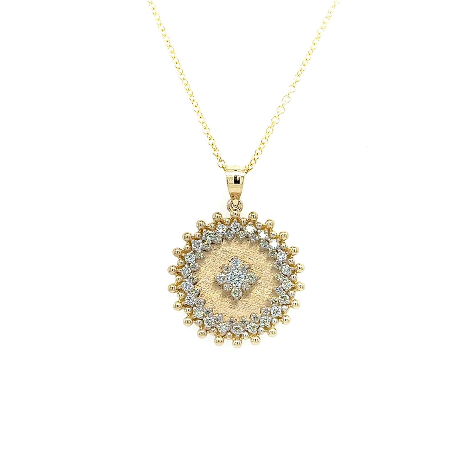 View 14Kt  Diamond Pendant
