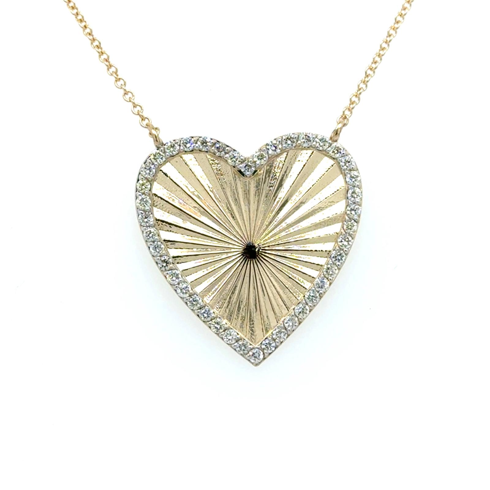 View 14 Kt   Diamond Pendant