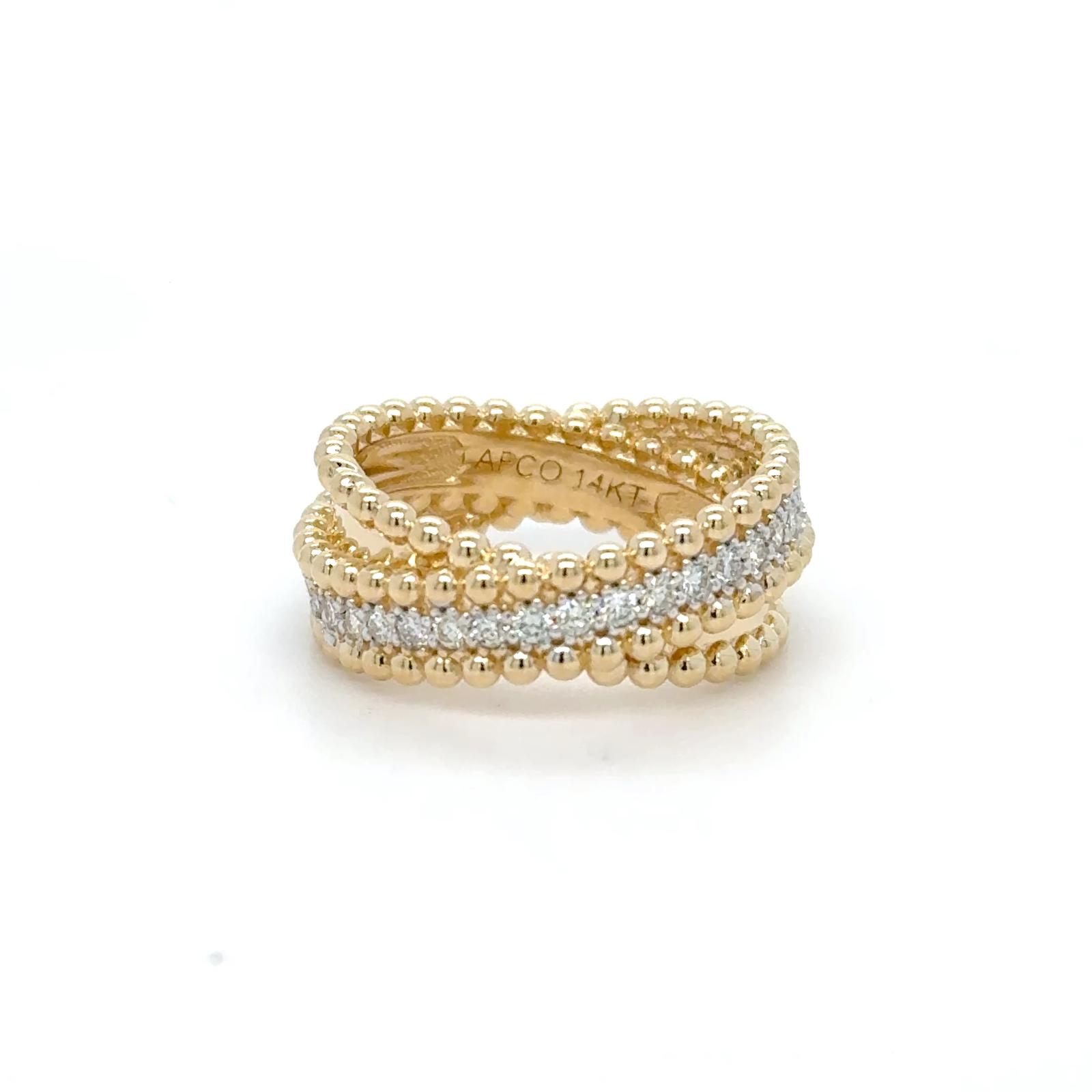 View 14K  Diamond Ring