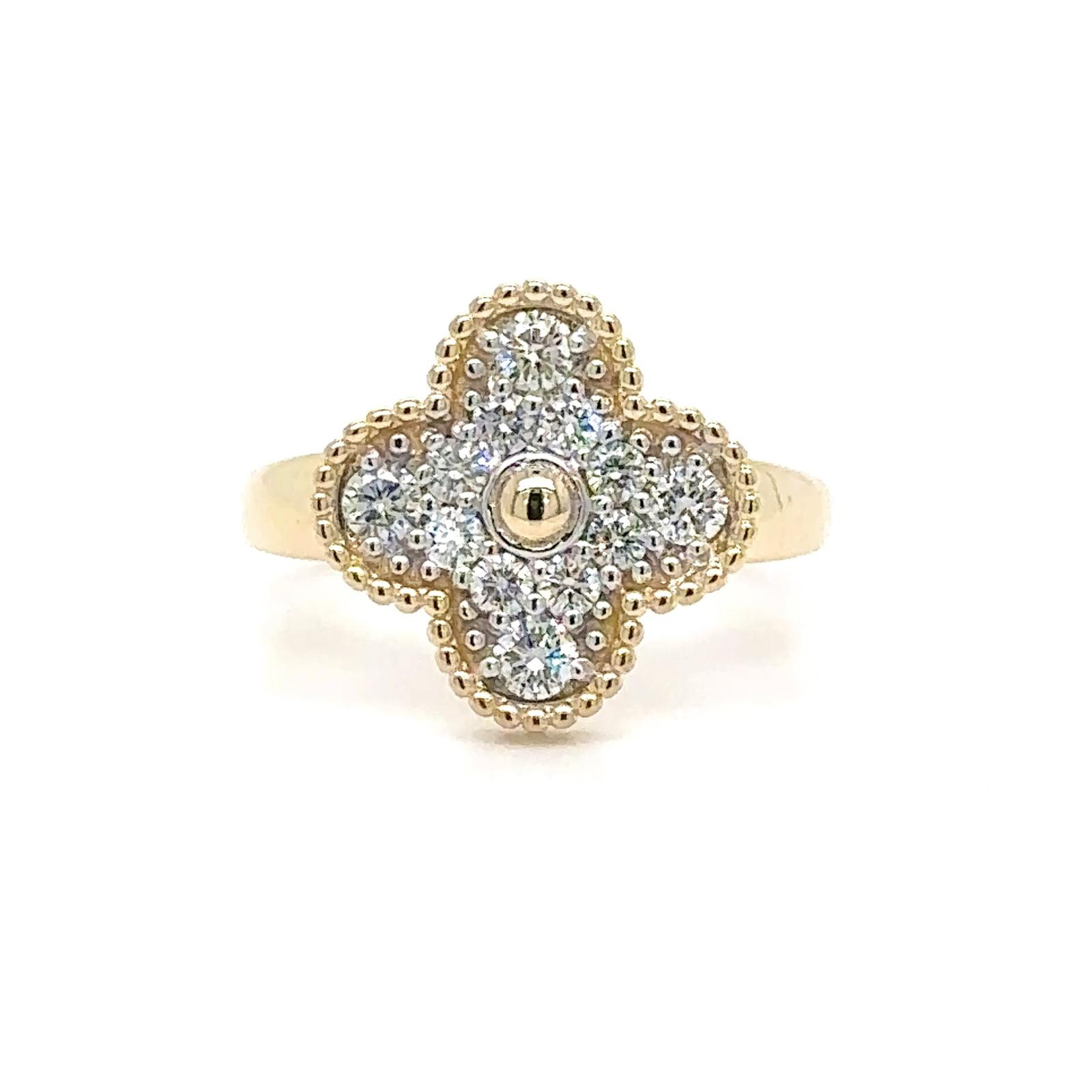 View 14K  Diamond Ring
