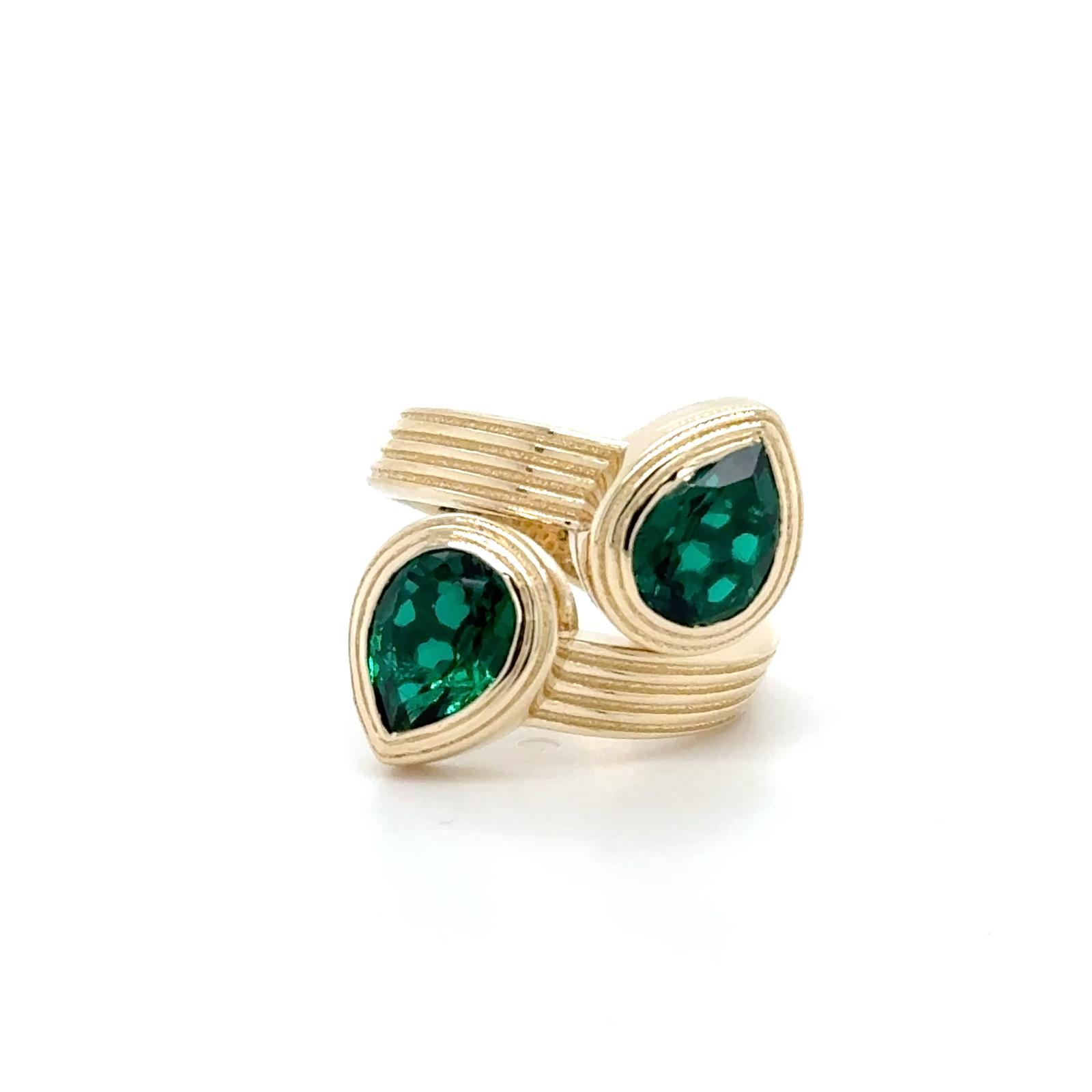 View 14K Emerald Ring