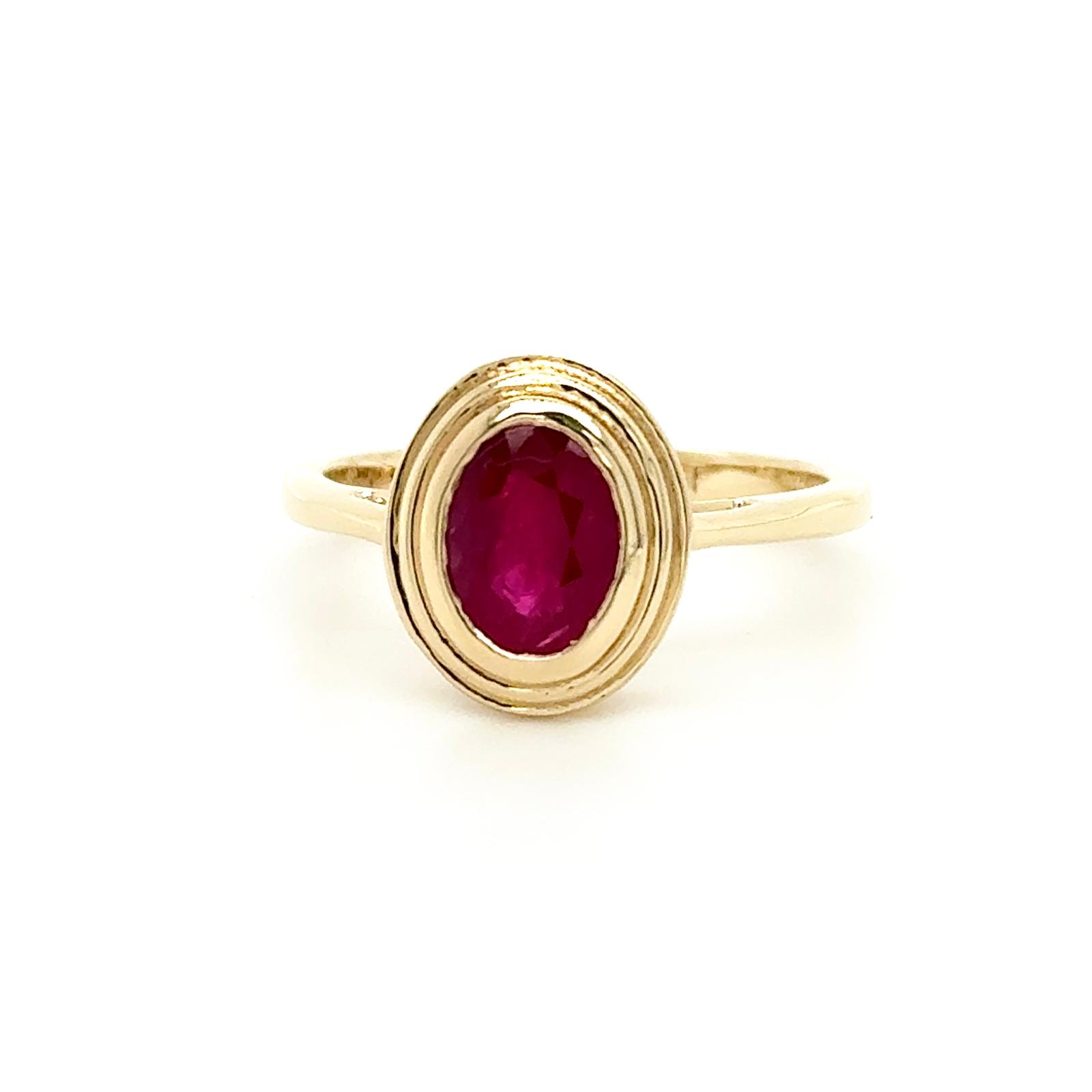 View 14K Ruby Ring